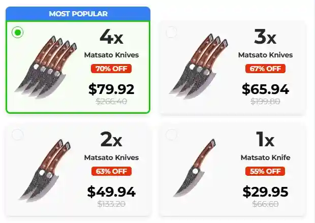 Matsato Knife — Best Discounted Price Available